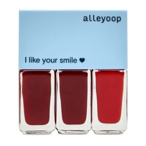 Alleyoop Multi Mood‎ Lip Trio in 3 Finishes Red and Done,  .33oz, New in Box